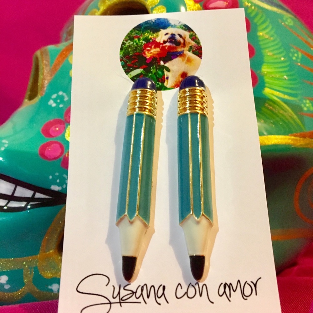 New pencil earrings